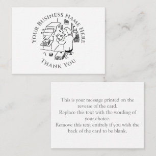 Cartão De Notas Impressoras - Obrigado - Nota