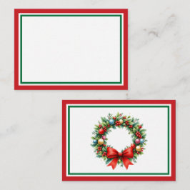 Cartão De Notas Include A Personal Note with your Christmas Gift