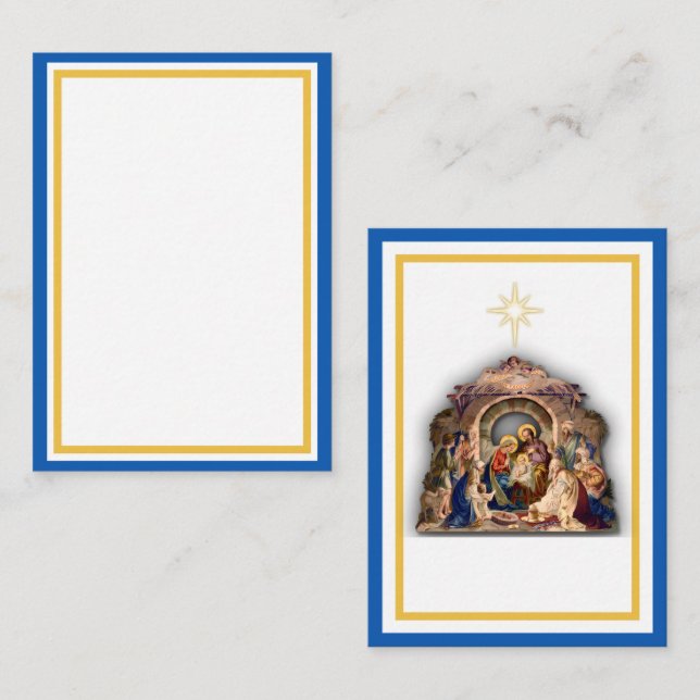 Cartão De Notas Include A Personal Note with your Christmas Gift (Frente/Verso)