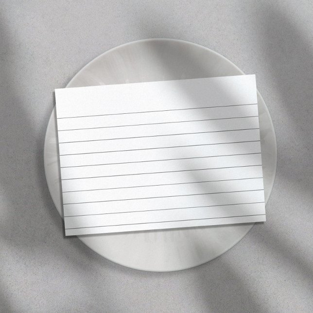 Cartão De Notas Índice de Linha em Linha (Criador carregado)