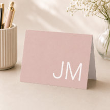 Inicial Maiúscula Monogramada Extragrande Rosa Beg