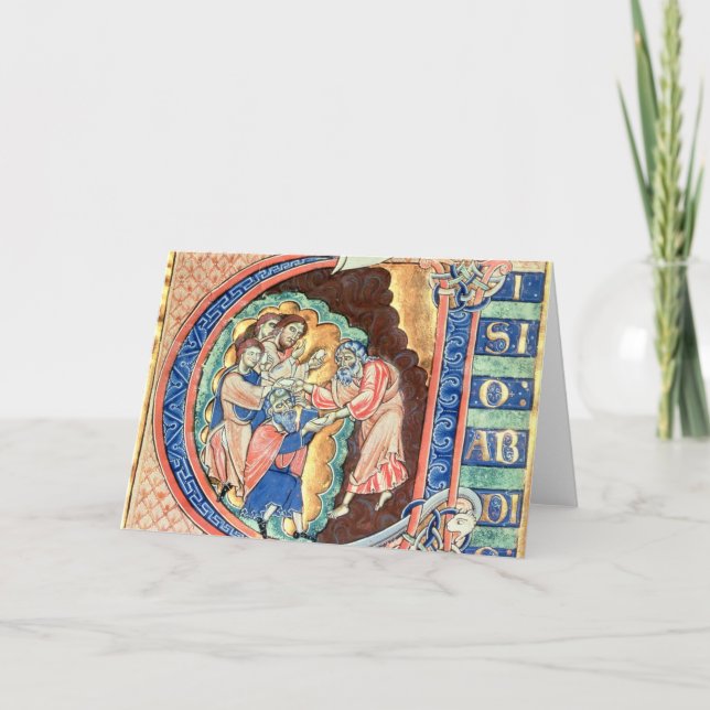 Cartão De Notas Initial Letter 'V'  Visio Abdie (Frente)