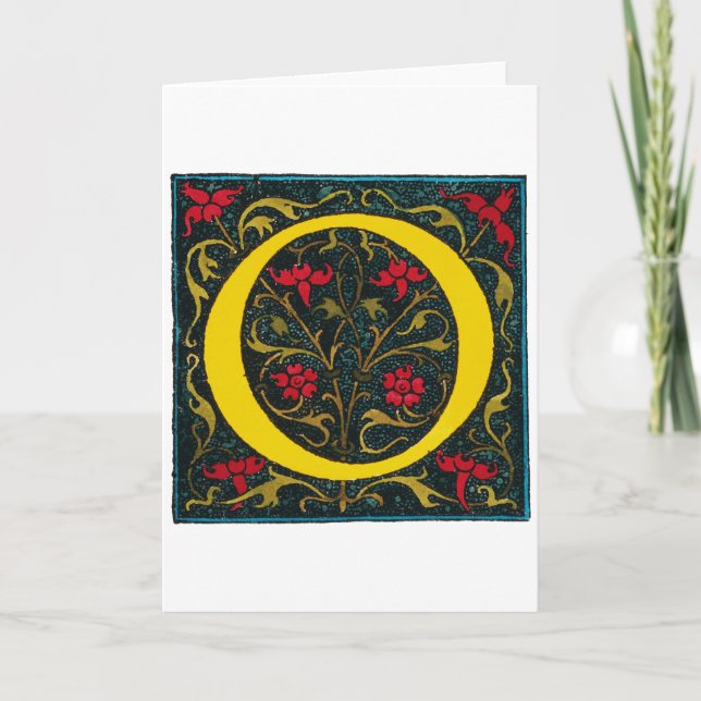 CARTÃO DE NOTAS INITIAL O, 1520. (Frente)