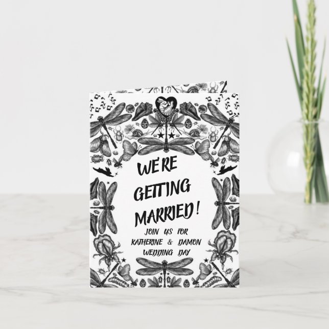 Cartão De Notas Insetos e Bugs (Frente)