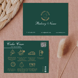 Cartão De Notas Instruções para o tratamento de bolsos Código Qr A