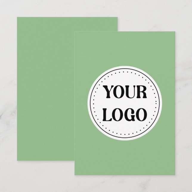 Cartão De Notas Inteligente, contemporâneo, polido e personalizáve (Frente/Verso)