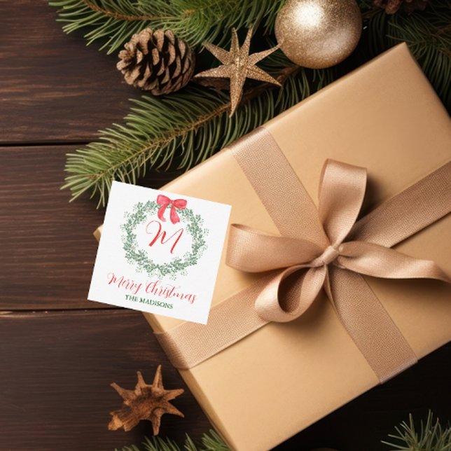 Cartão De Notas Invólucro da camada de água monograma (Criador carregado)