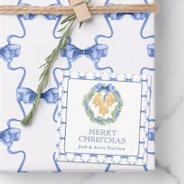 Cartão De Notas Invólucro das Cintas de Natal ou Casamento