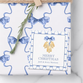 Cartão De Notas Invólucro das Cintas de Natal ou Casamento