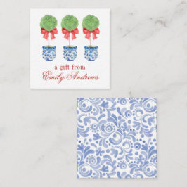 Cartão De Notas Invólucro tópico do Arco Vermelho da Watercolor Ch