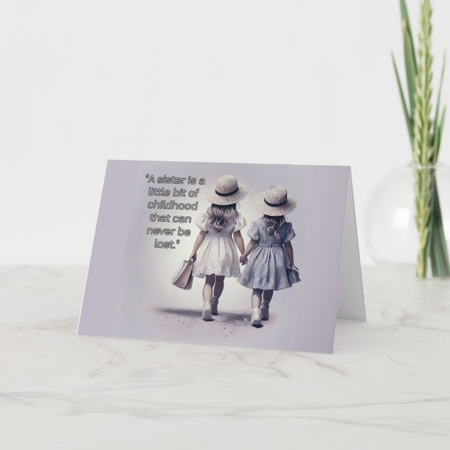 CARTÃO DE NOTAS IRMÃ DIZENDO (Frente)