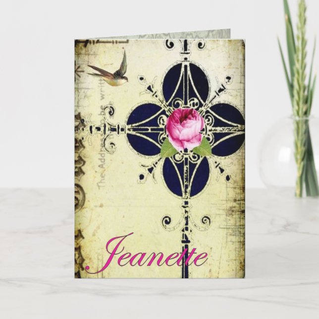 Cartão De Notas Jeanette Lee (Frente)