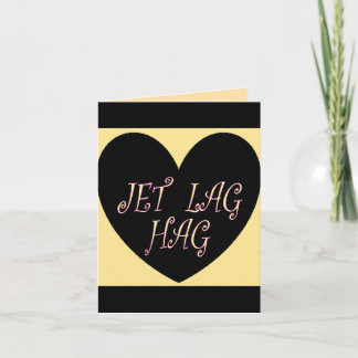CARTÃO DE NOTAS JET LAG HAG TRAVEL DESIGN