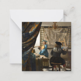 Cartão De Notas Johannes Vermeer - A Alegoria da Pintura