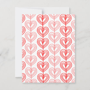 Cartão De Notas Kandinsky Desenho Irregular do Dia dos Namorados 