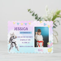 Karate Cat Festa de aniversário Festa Taekwondo