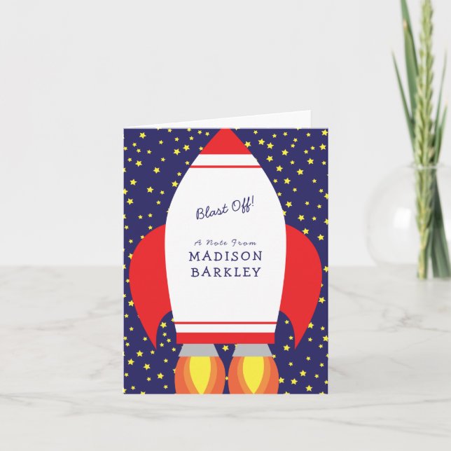 Cartão De Notas Kids - Placas de Papel de carta de navio cúmulo pa (Frente)