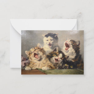 Cartão De Notas Kitten Symphony de Julius Adam II