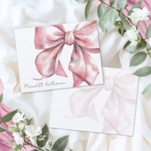 Laço Rosa Personalizado de Agradecimento
