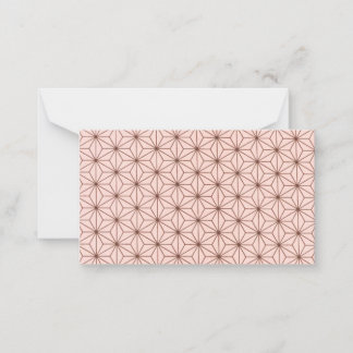 Cartão De Notas leaf pattern