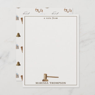 Cartão De Notas Legitimidade Legítima do Gavel