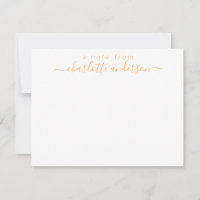 Letra de Script Simples em Amarelo Personalizado