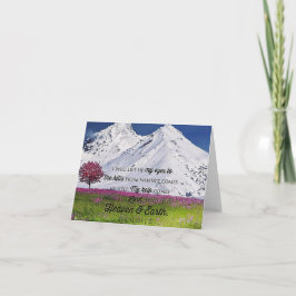 Cartão De Notas Levante meus olhos