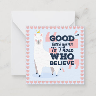 Cartão De Notas Lhama