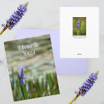 Cartão De Notas Lilac Pickerelweed Monet Inspirado<br><div class="desc">O espigão solteiro da Almôndega Pickerelweed, Ponteseria cordata, florescendo com flores de lilás e roxo contra a lavagem em tons de verde e ouro amarelo. Estes bonitos cartões de fotografia de natureza podem ser usados para notas de agradecimento ou o texto frontal "Obrigado" pode ser facilmente alterado ou apagado As...</div>