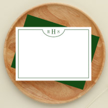 Limite mínimo de três monogramas um | Verde