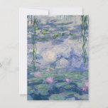 Cartão De Notas Lírios d'água de Claude Monet, 1916 - 1919<br><div class="desc">Monet - uma celebração dos Mestrados da Arte</div>