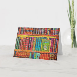 Cartão De Notas Livros de biblioteca
