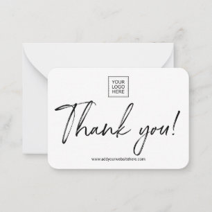 Cartão De Notas Logotipo de Negócios Personalizado Moderno Simples