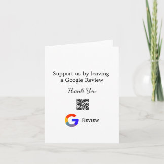 Cartão De Notas logotipo de revisão de negócios do Google Scan QR 