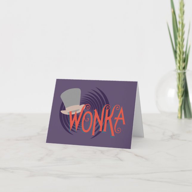 Cartão De Notas Logotipo espiral Wonka (Frente)
