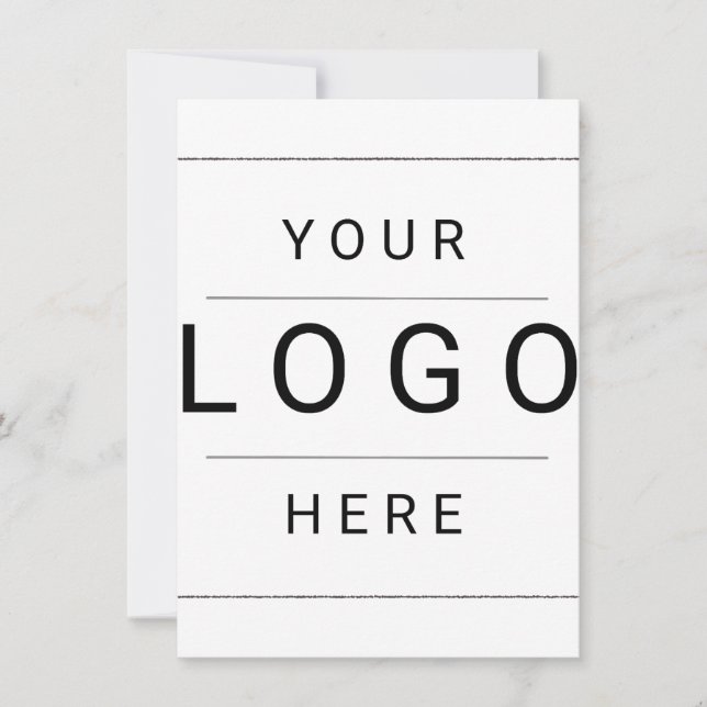 Cartão De Notas Logotipo Personalizado (Frente)