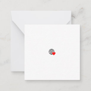 Cartão De Notas Logotipo personalizado e placas de nota estética