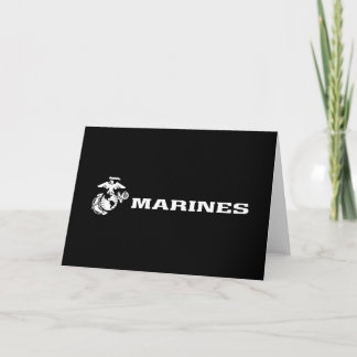 Cartão De Notas Logotipo USMC - Branco