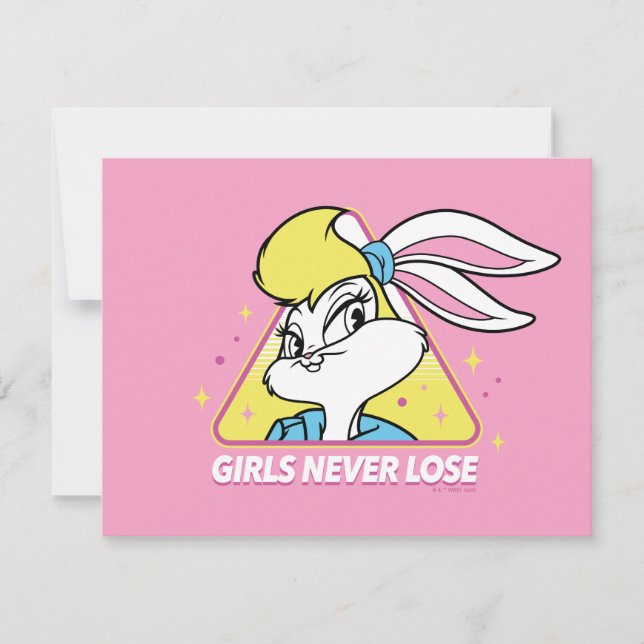 Cartão De Notas Lola Bunny Girls Nunca Perder (Frente)