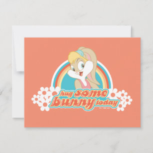 Cartão De Notas Lola Bunny Hug Algumas Coelhinhas Hoje
