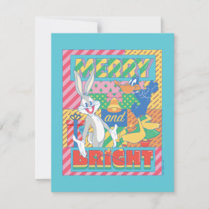 Cartão De Notas LOONEY TUNES™   Natal Alegre e Brilhante