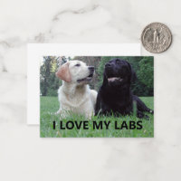 LR I Love My Labs with picture