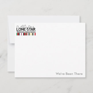 Cartão De Notas LSVA Obrigado por anotações