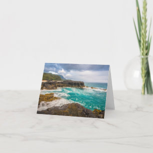 Cartão De Notas Lumaha'i Beach, Kauai, Havaí