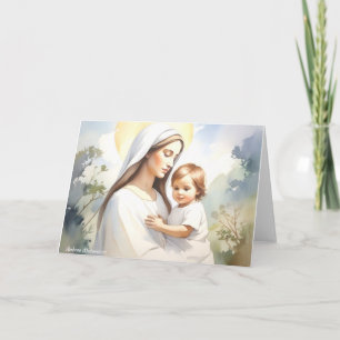 Cartão De Notas Madonna com Child Jesus