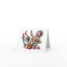 Mais velho Engraçado Senhora