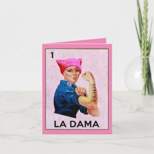 Cartão De Notas Mãos longe da Rosie, o ribeirinho La Dama Loteria