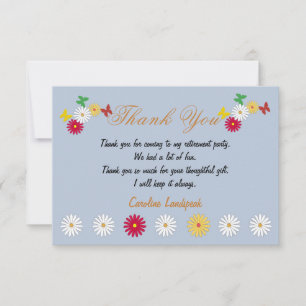 Cartão De Notas Maravilhas e Borboletas Felizes Obrigados de Refor