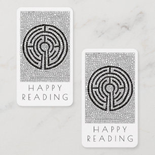 Cartão De Notas Marcador LABYRINTH VII - Placa 3,5x2 + Texto
