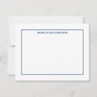Marinho Simples Profissional Azul Personalizado